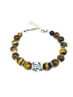 Armband Heteriah in Silber Occhio di tigre HH0012-D8 - HH0012-D8
